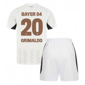 Bayer Leverkusen Alejandro Grimaldo #20 Auswärtstrikot 2024-25 Kurzarm (+ kurze hosen)